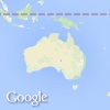 Mapa da Austrália/Nova Zelândia