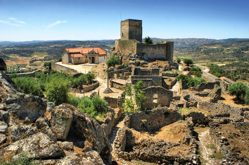 Ruins,of,marialva,historical,village,in,meda,,portugal